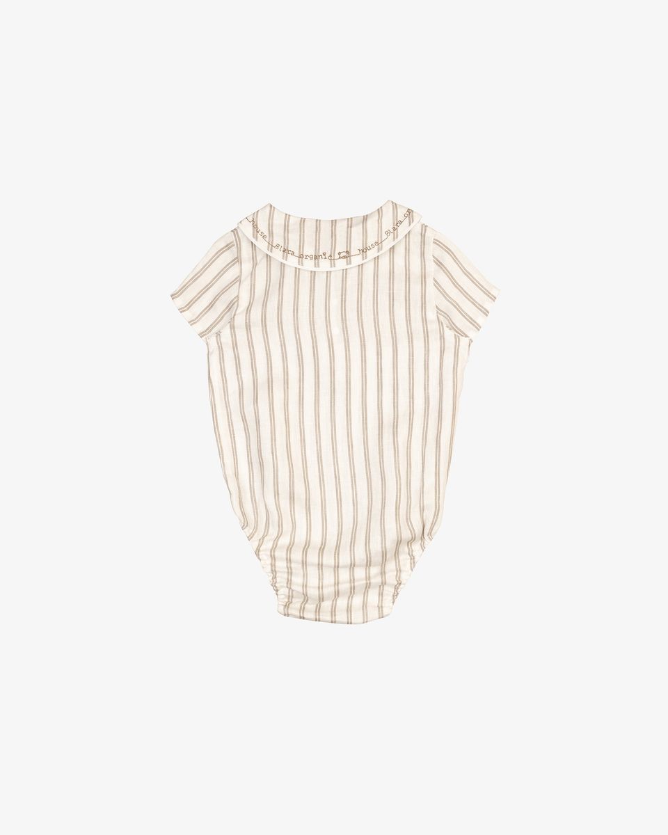Linen Collar Bodysuit