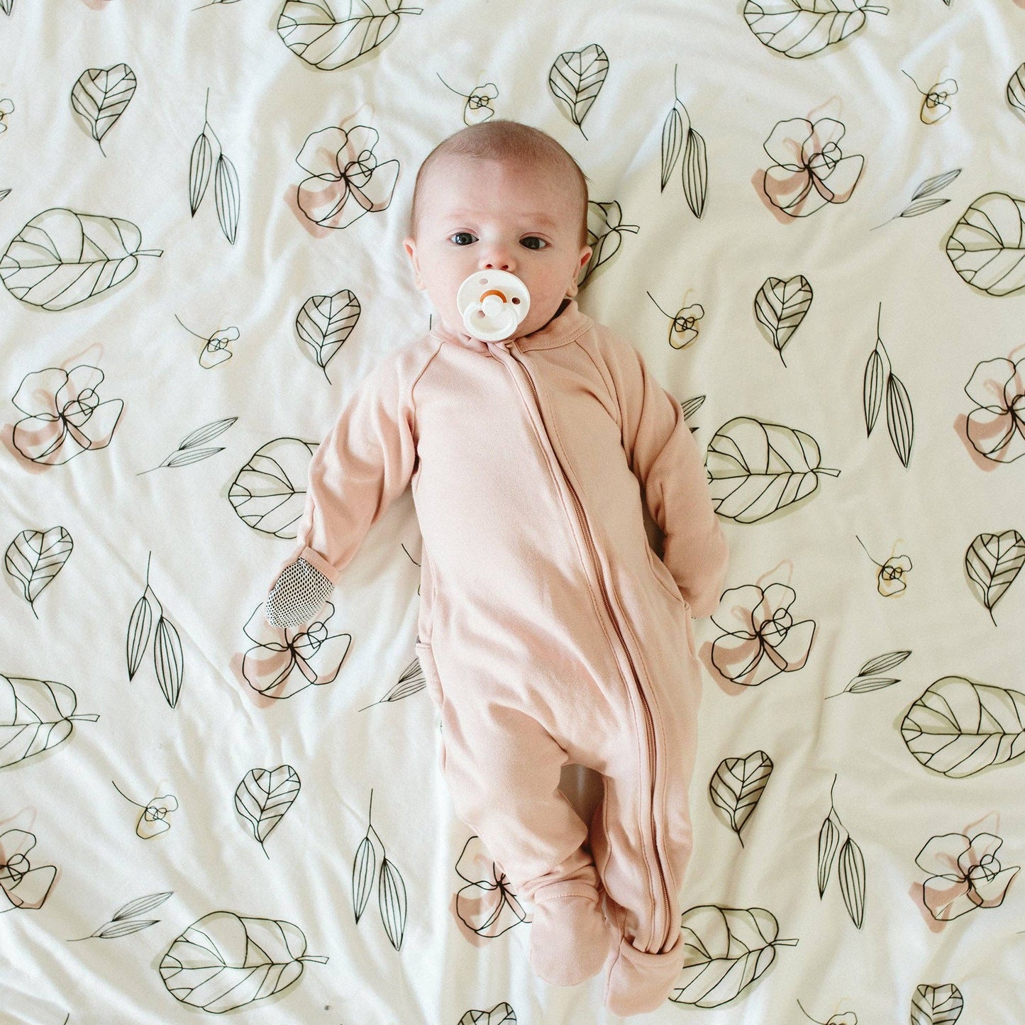 Viscose Bamboo + Organic Cotton Footie