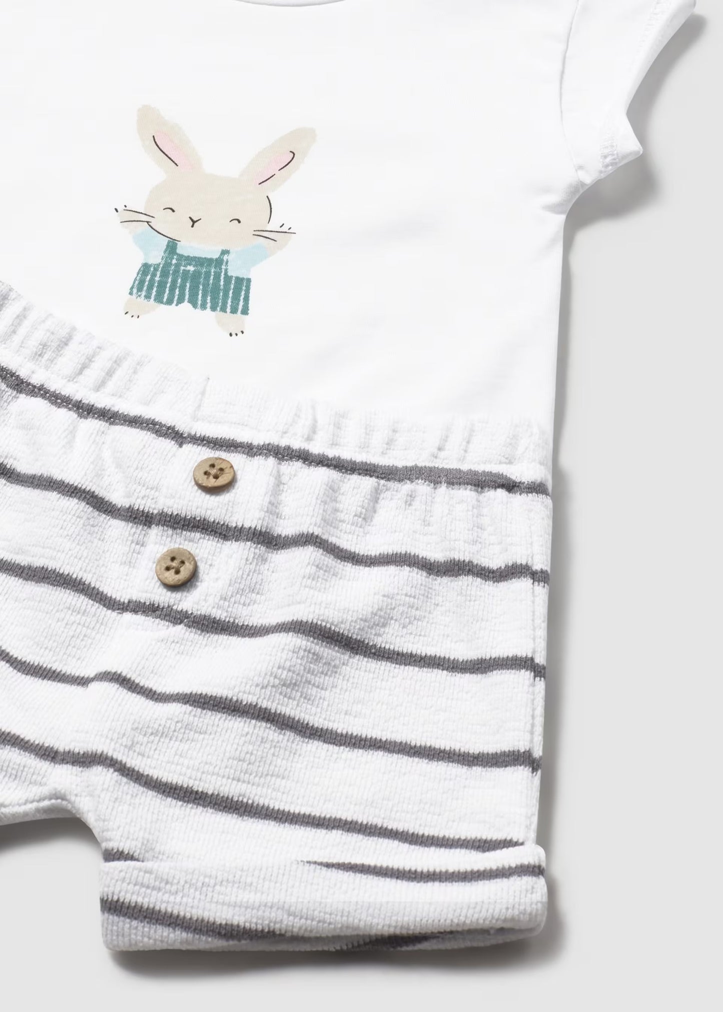 Newborn Boy 4-piece Shorts Set - Glass