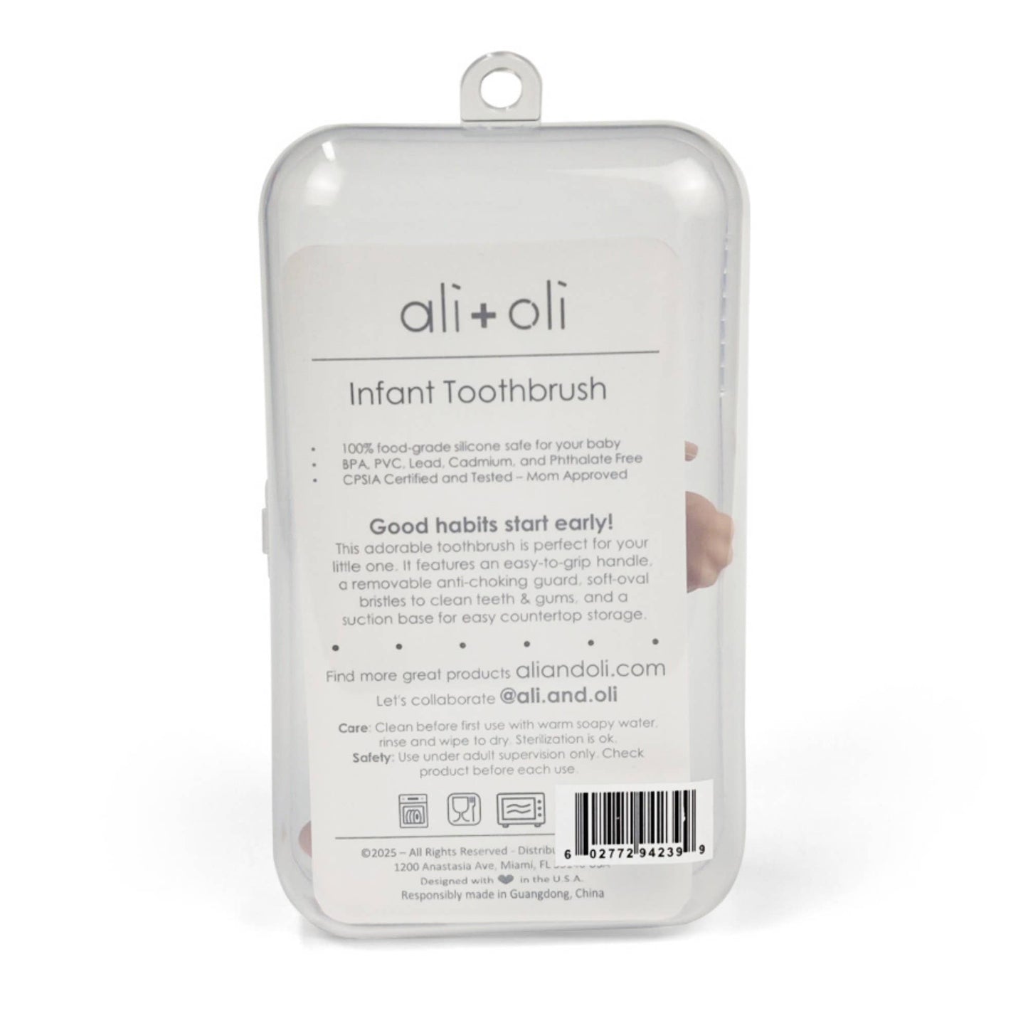 Ali+Oli Training Toothbrush Oral Care Koala (Pink)