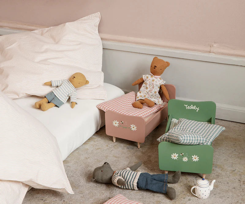 Bed for Teddy Dad - Dusty Green
