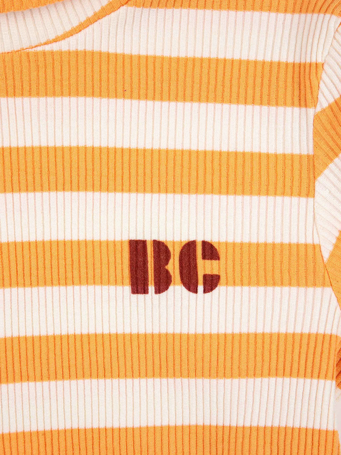 YELLOW STRIPES TURTLE NECK T-SHIRT