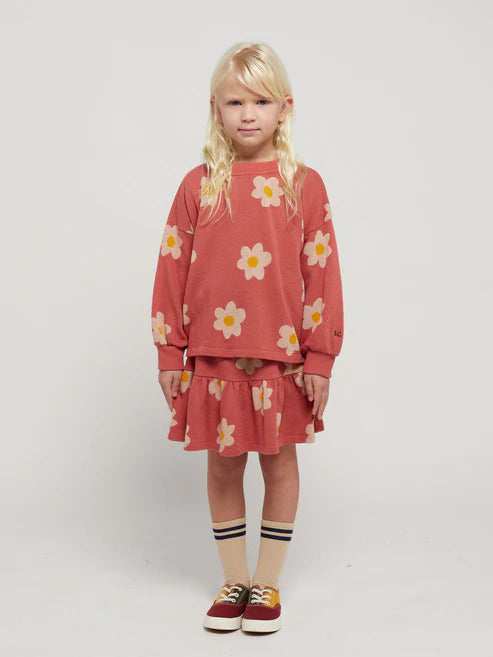 BIG FLOWER ALL OVER SWEATSHIRT