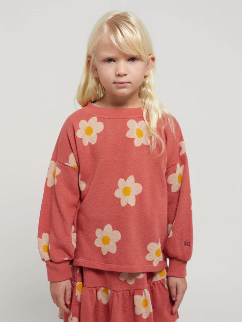 BIG FLOWER ALL OVER SWEATSHIRT