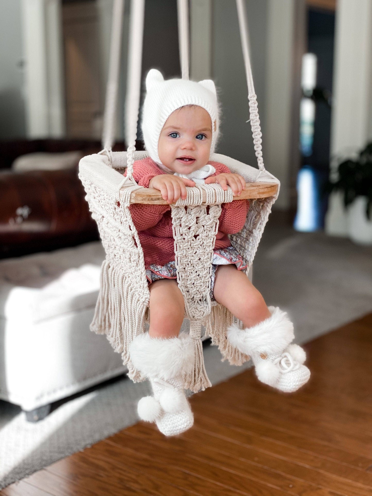 Angora Valenki Booties: Medium