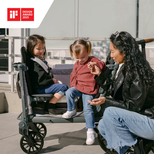 WonderFold L2 Double Stroller Wagon (2 Seater)