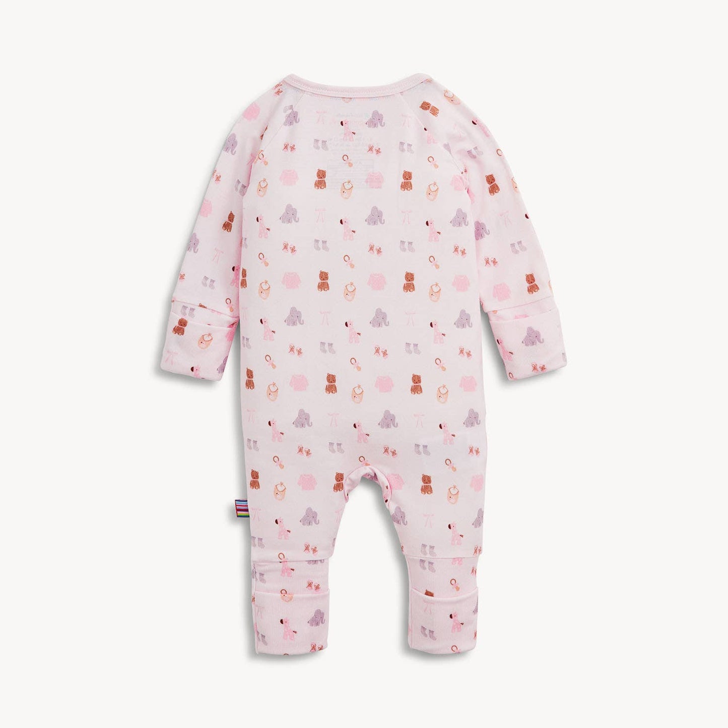 NURSERY NOSTALGIA PINK MODAL CONV COVERALL