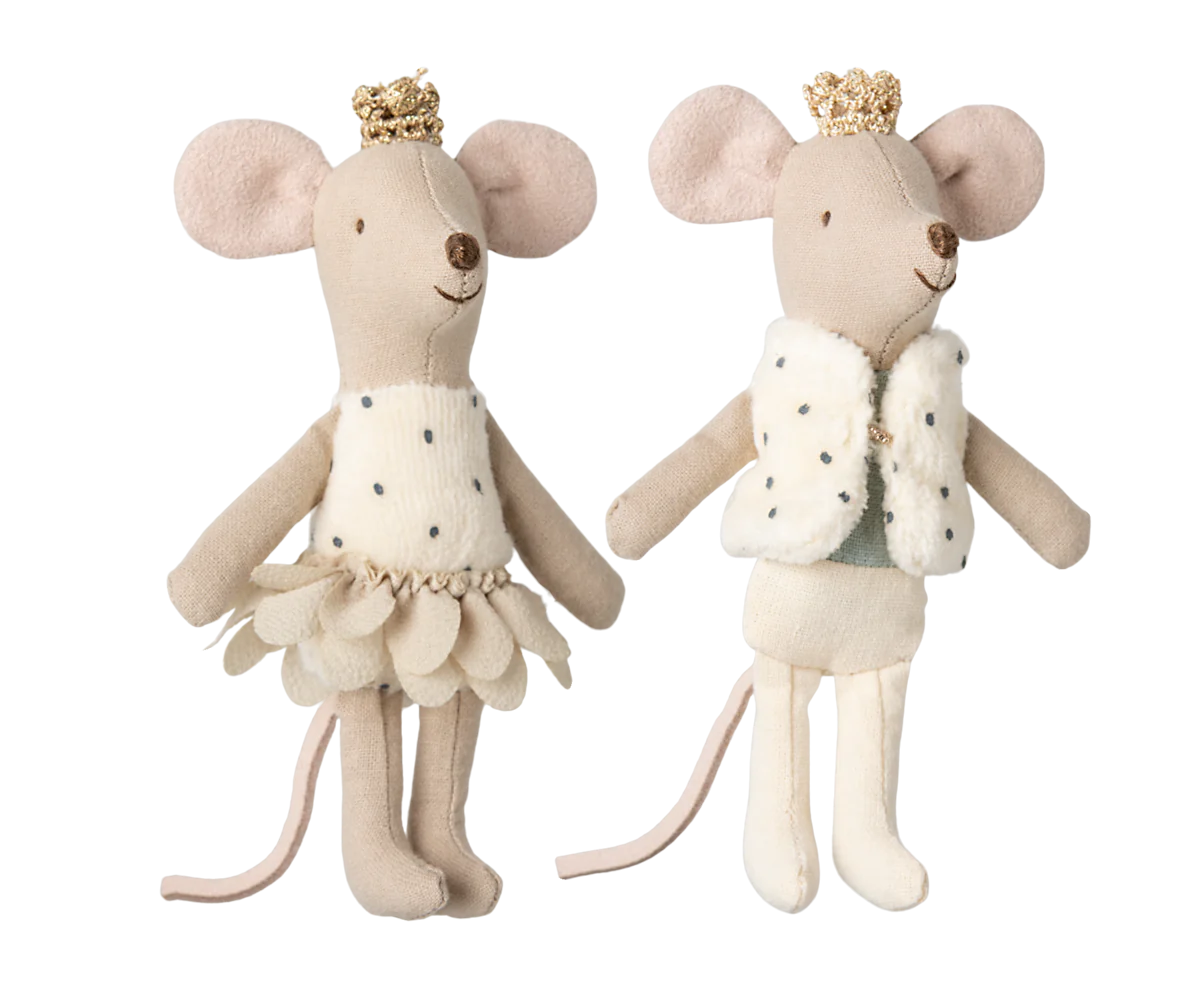 Royal Twins Mice, Little Brother & Sister in Matchbox