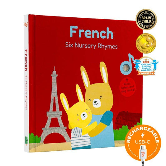 Cali's Book French Nursery Rhymes Book-Bilingual Sound Books
