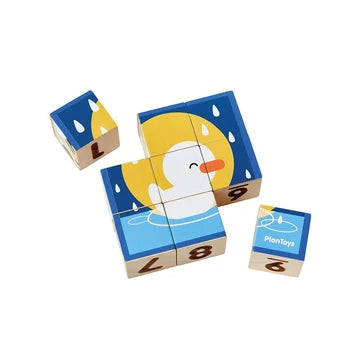PlanToys Animal Puzzle Cube