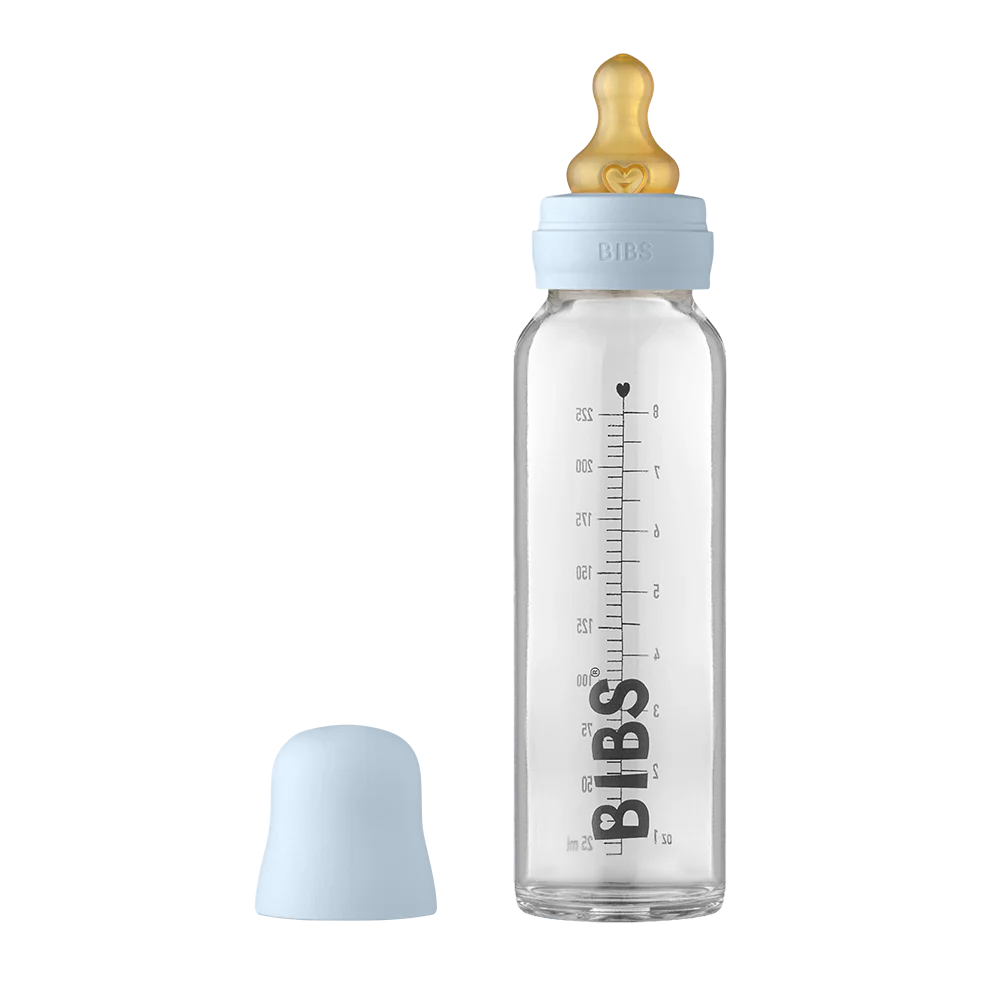 Baby Glass Bottle Complete Set 225ml