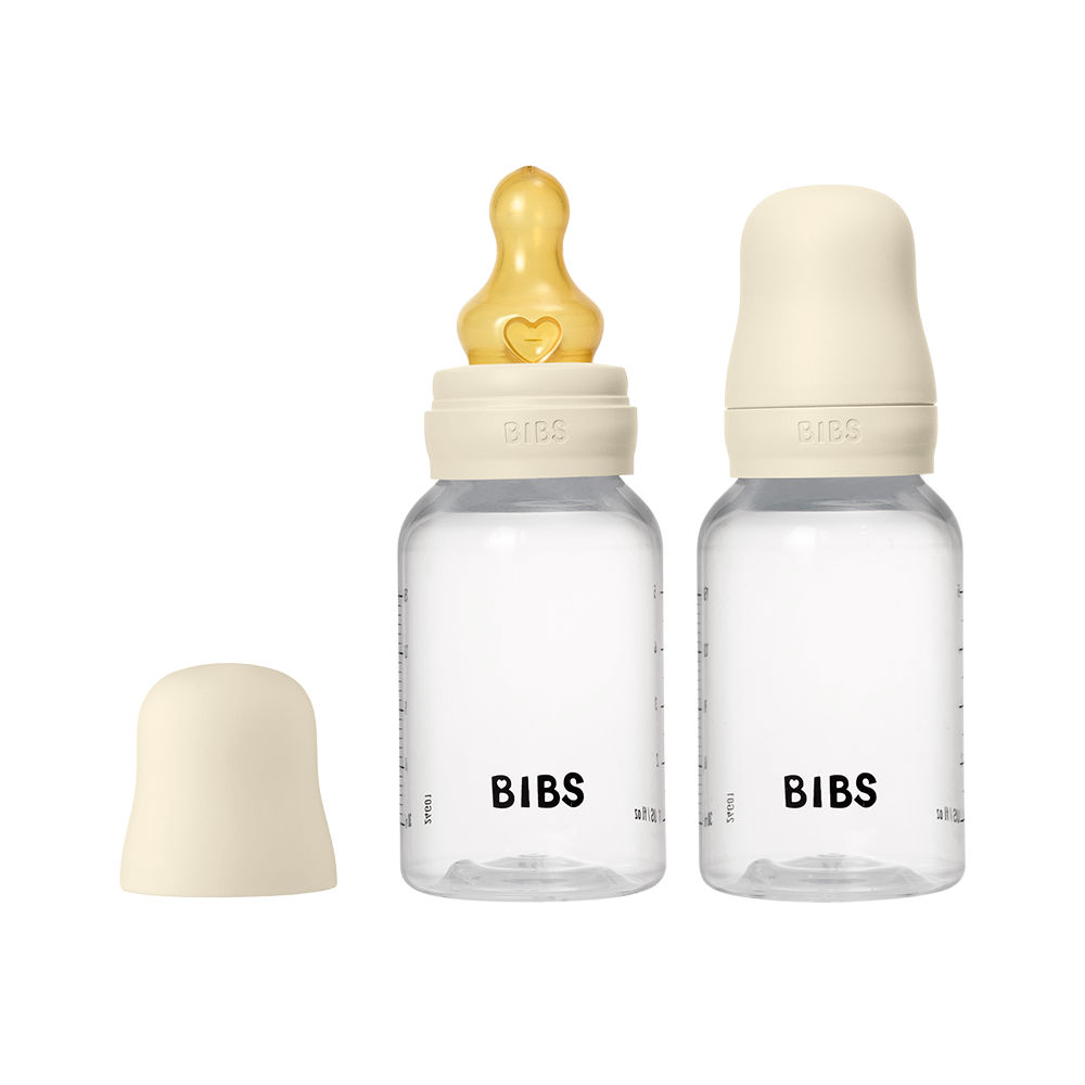 Bibs Glass bottle Slow Flow 120ml/4oz pk2