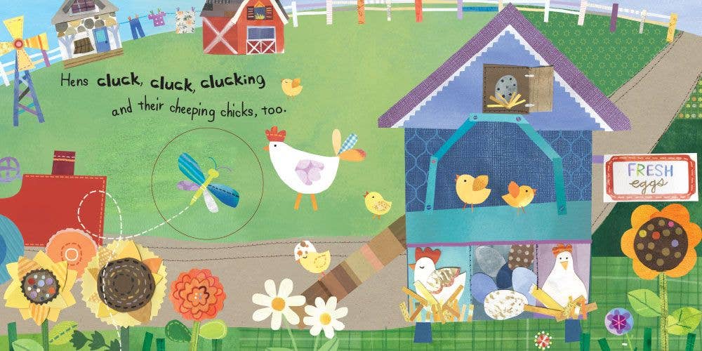 Who's in the Farmyard: Large Board Book