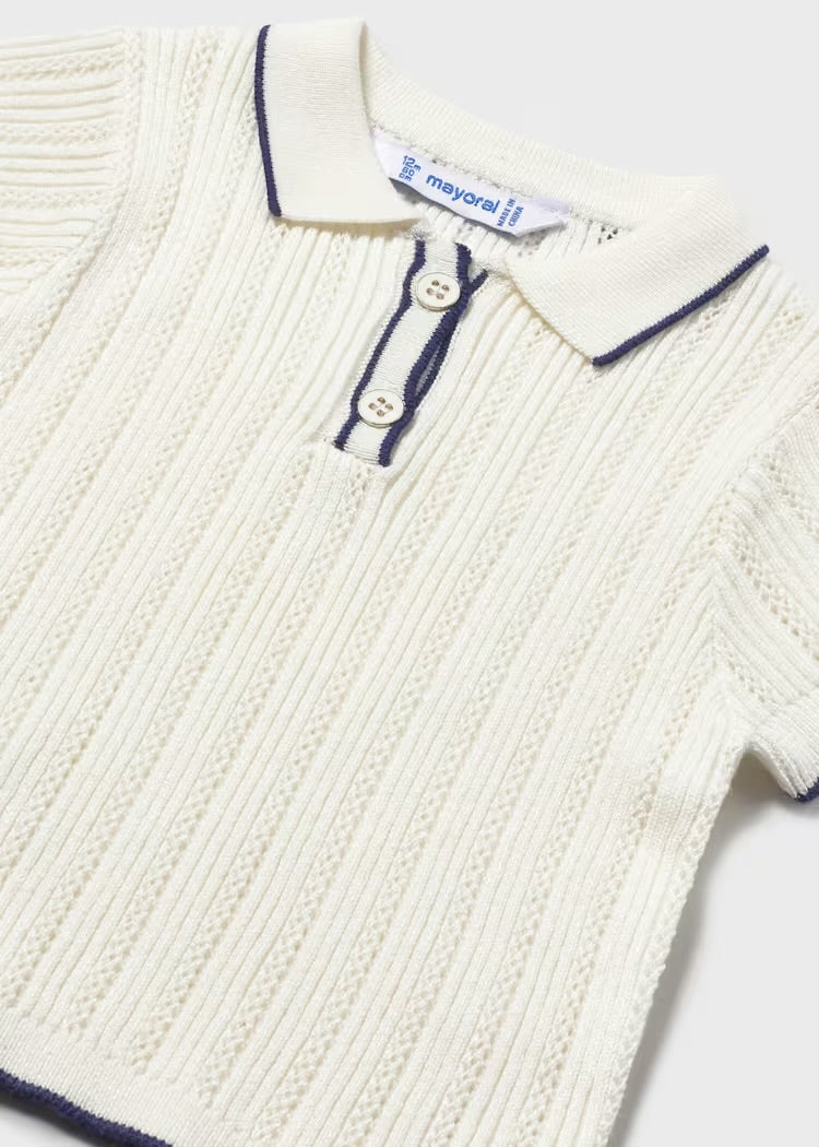 Baby Boy Knit Polo Shirt 1104