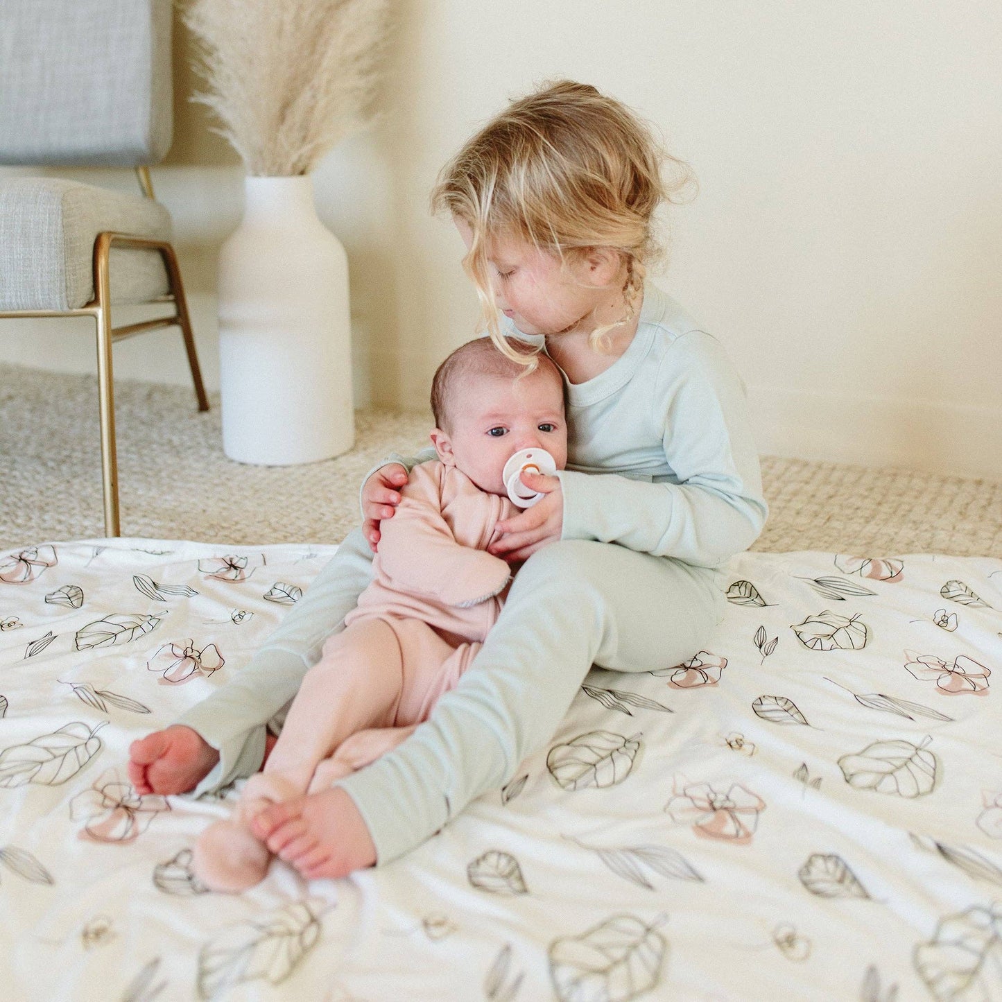 Viscose Bamboo + Organic Cotton Footie