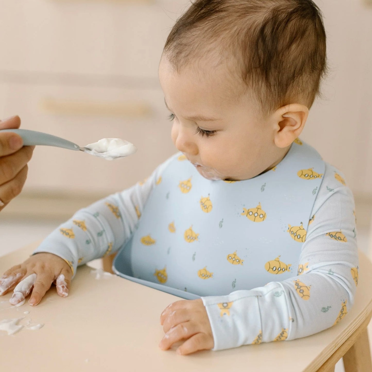 Loulou Lollipop Long Sleeve Waterproof Bib