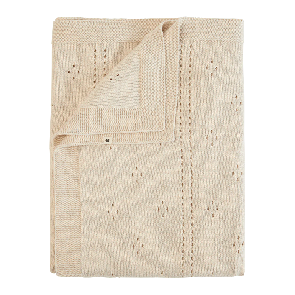 BIBS Knitted Blanket Pointelle