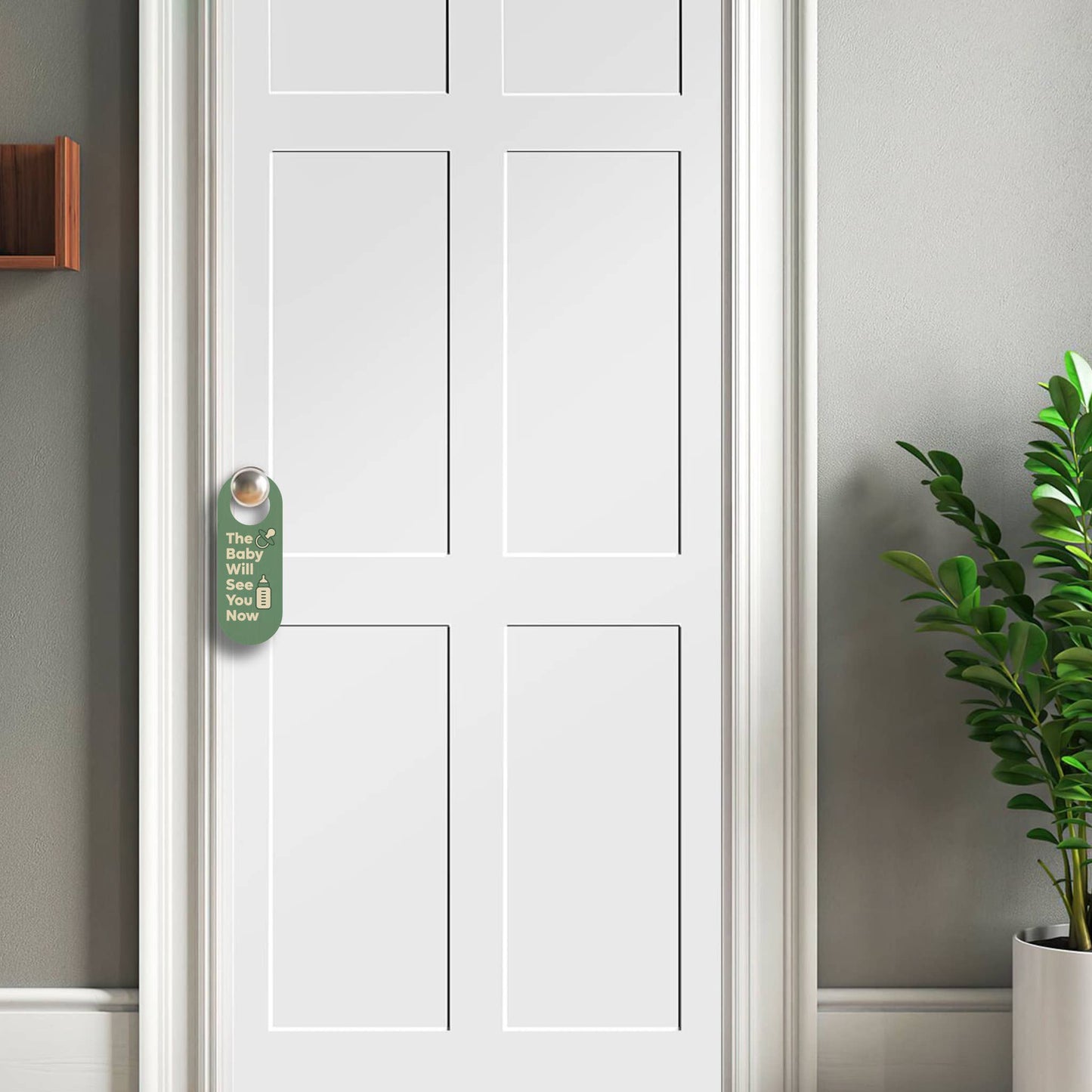 Baby Status Door Hanger