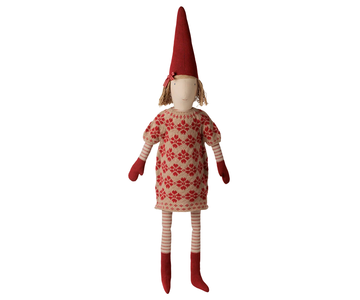 Pixy, Size 5 - Girl Knitted Flower Dress