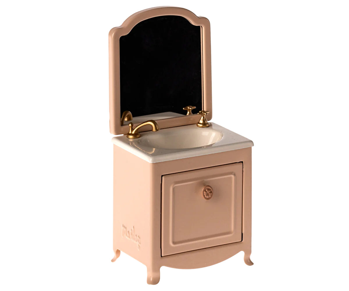 Sink dresser w. mirror, Mouse - Powder