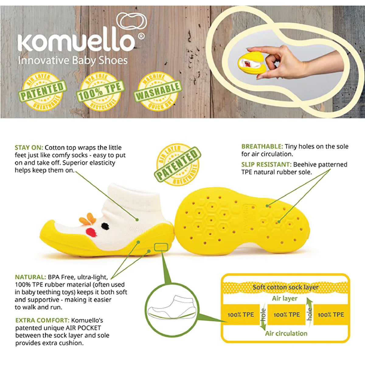 Komuello Daisies - Latte