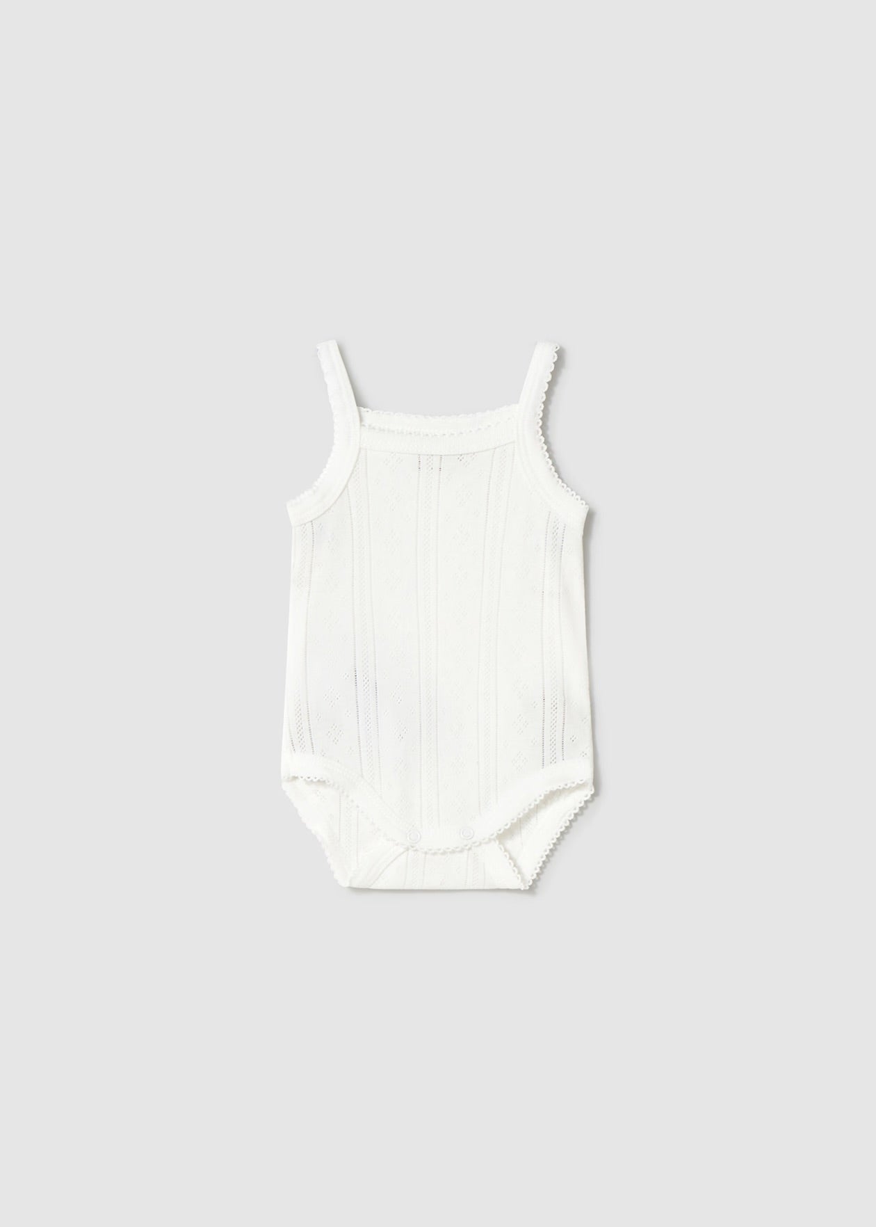 Newborn Sleeveless Openwork Bodysuit