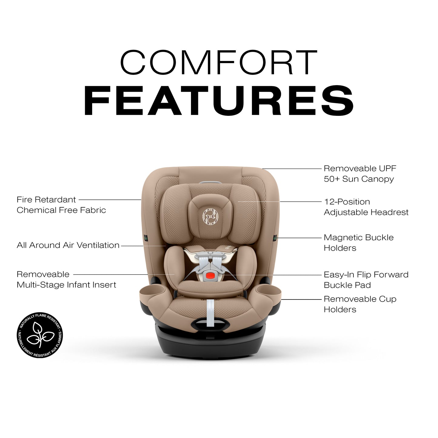 Cybex Callisto G 360 Rotating All-in-One Convertible Car Seat