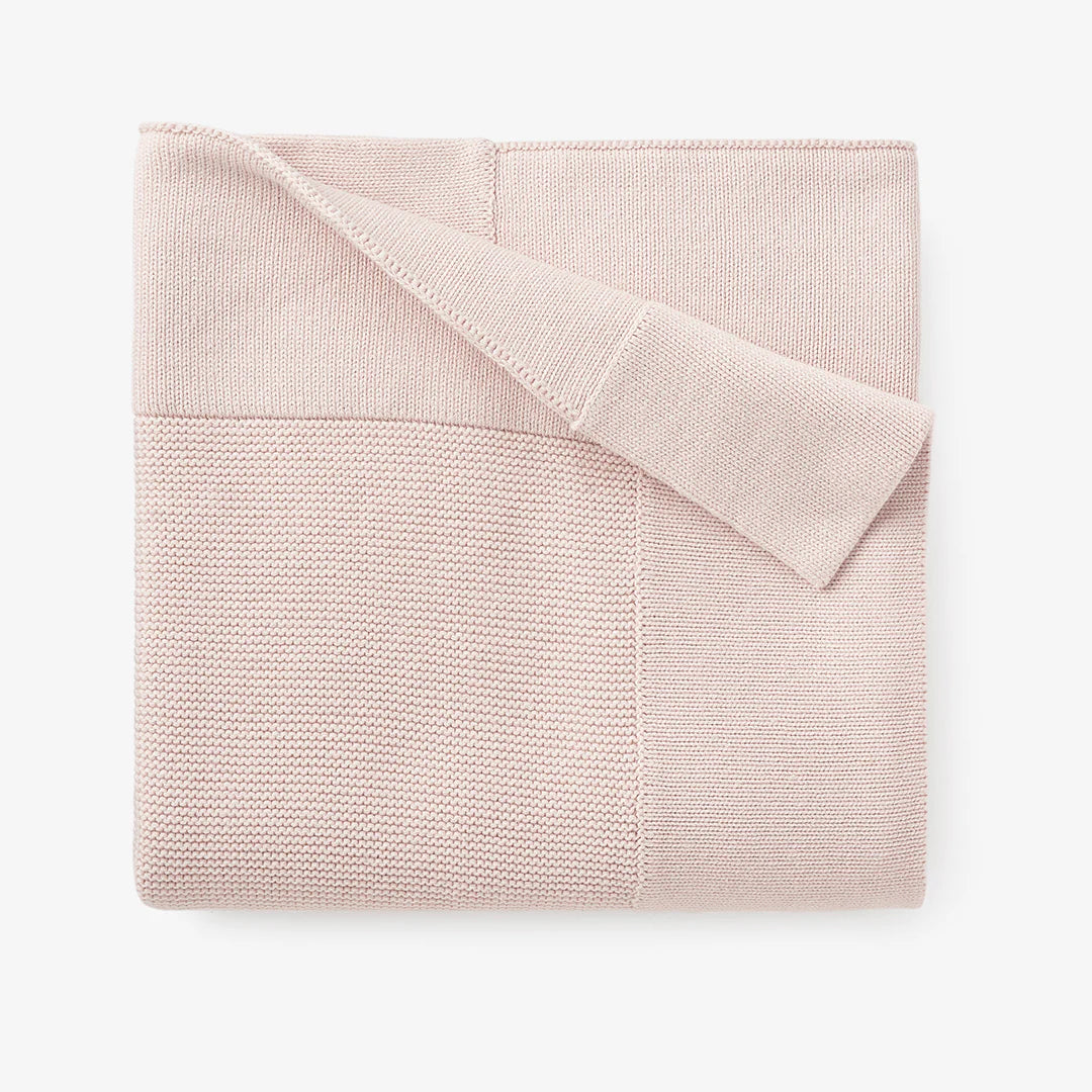 PALE PINK SOFIA + FINN KNIT BABY BLANKET