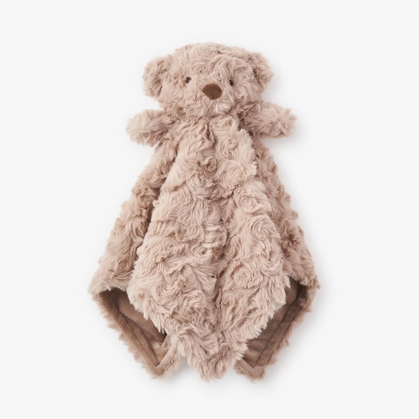 PLUSH BEAR BABY SECURITY BLANKET