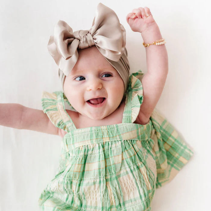 Baby Bling® - Satin FAB® soft nylon headband with satin bow