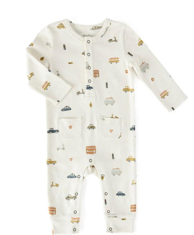Henley Patch Pocket Romper
