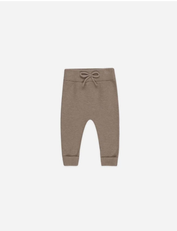 Knit Pant || Heathered Mocha