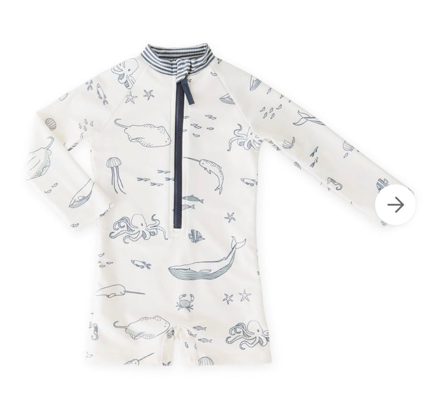 Swim Long Sleeve One-Piece