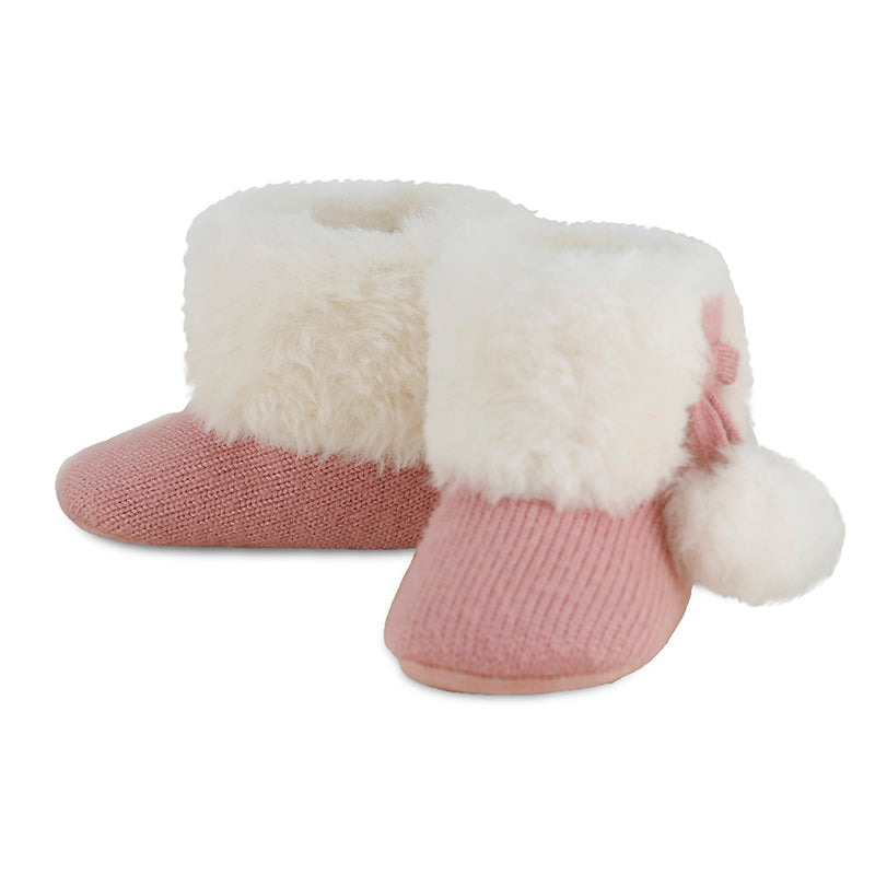 Knit boots Orchid