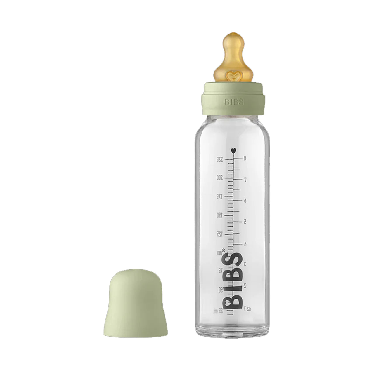 Baby Glass Bottle Complete Set 225ml