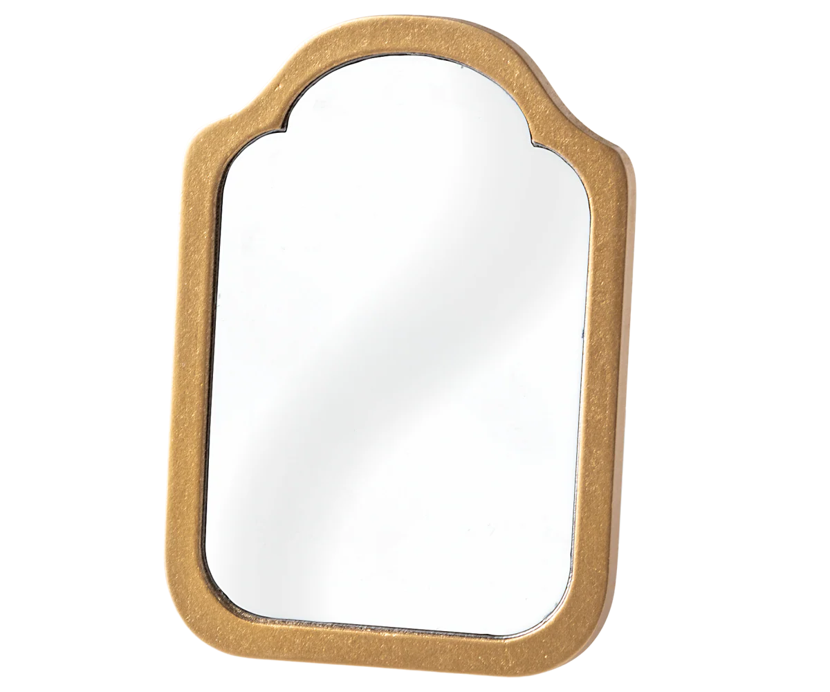 Miniature Gold Mirror