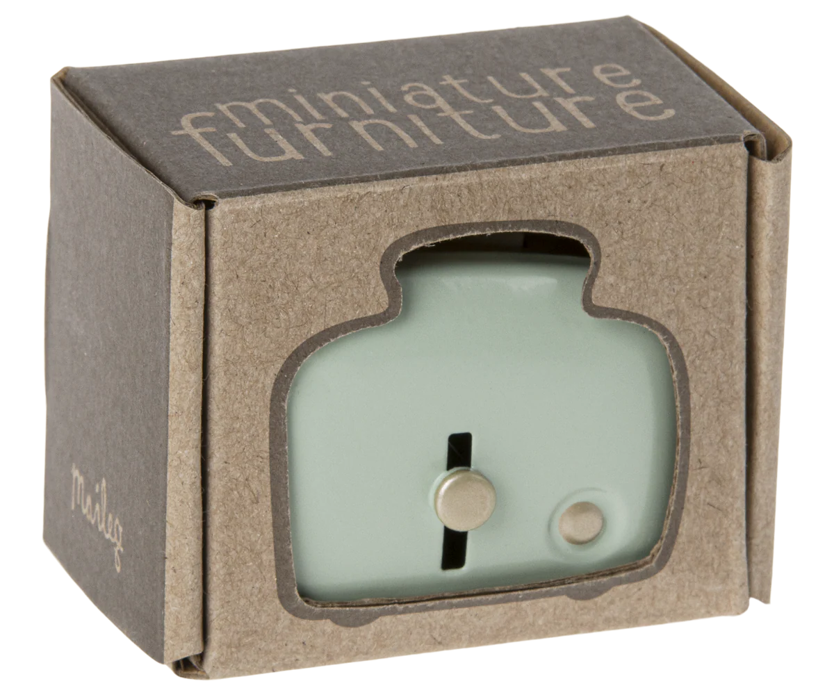 Miniature Toaster & Bread, Silver