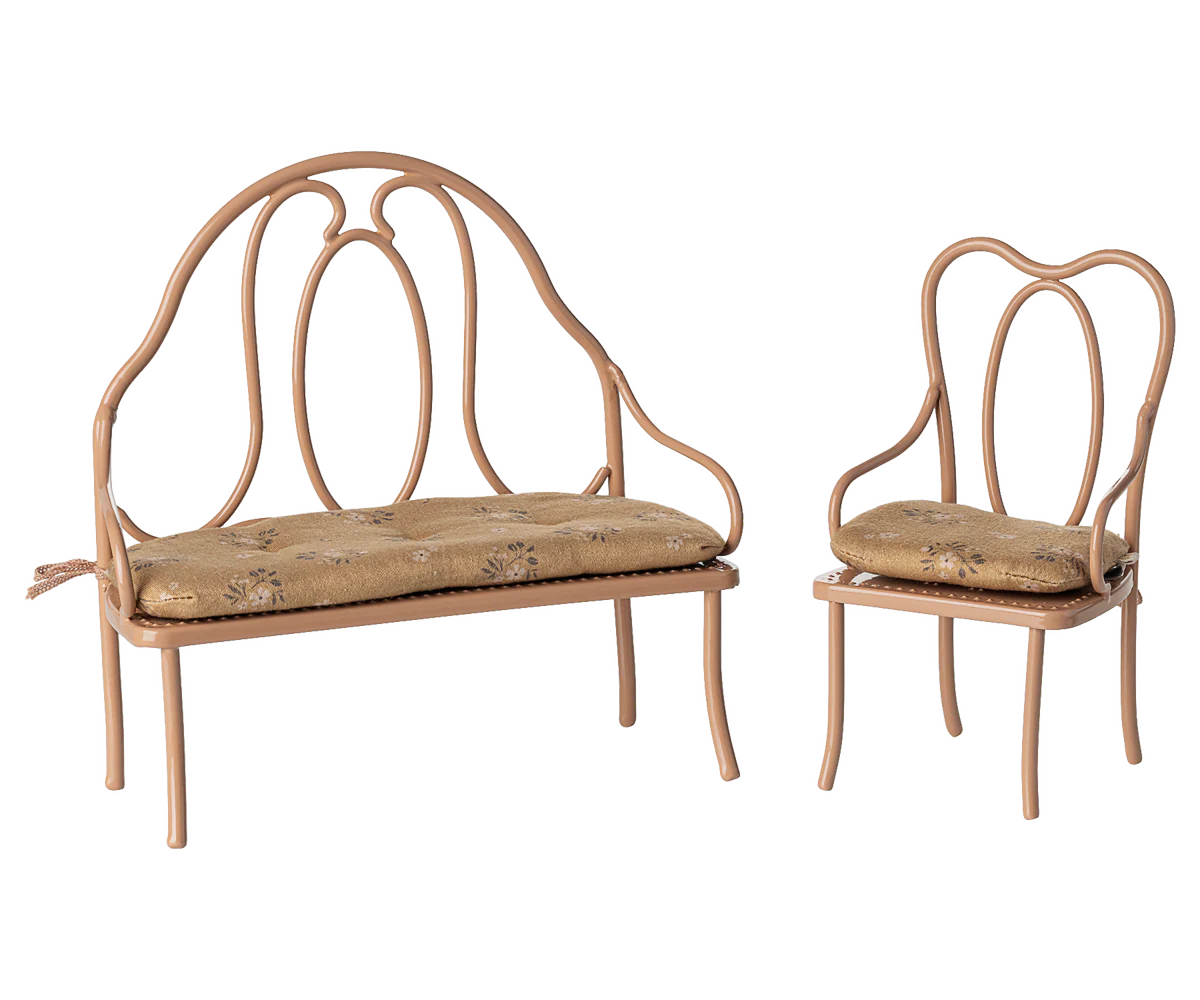 Vintage chair, Mini - Dark powder