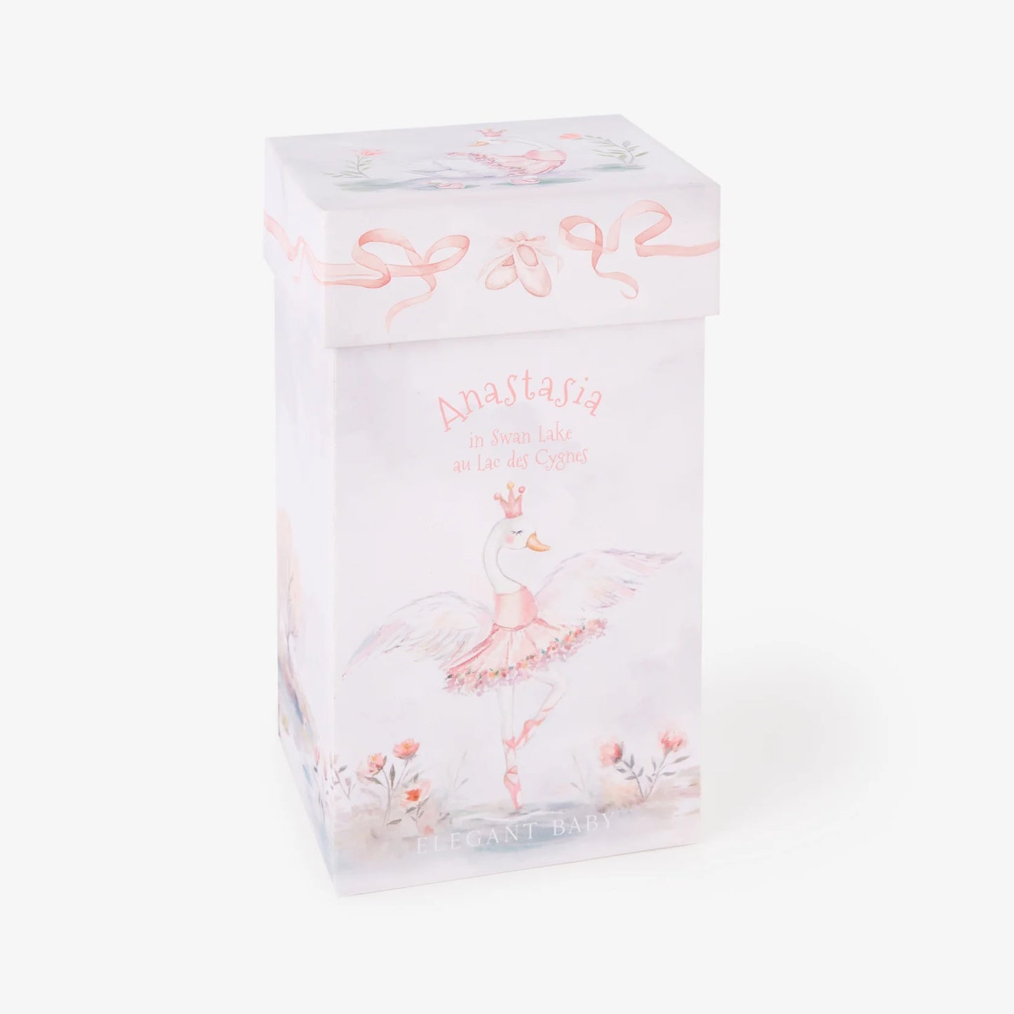 ANASTASIA THE BALLERINA SWAN PLUSH TOY W/ GIFT BOX