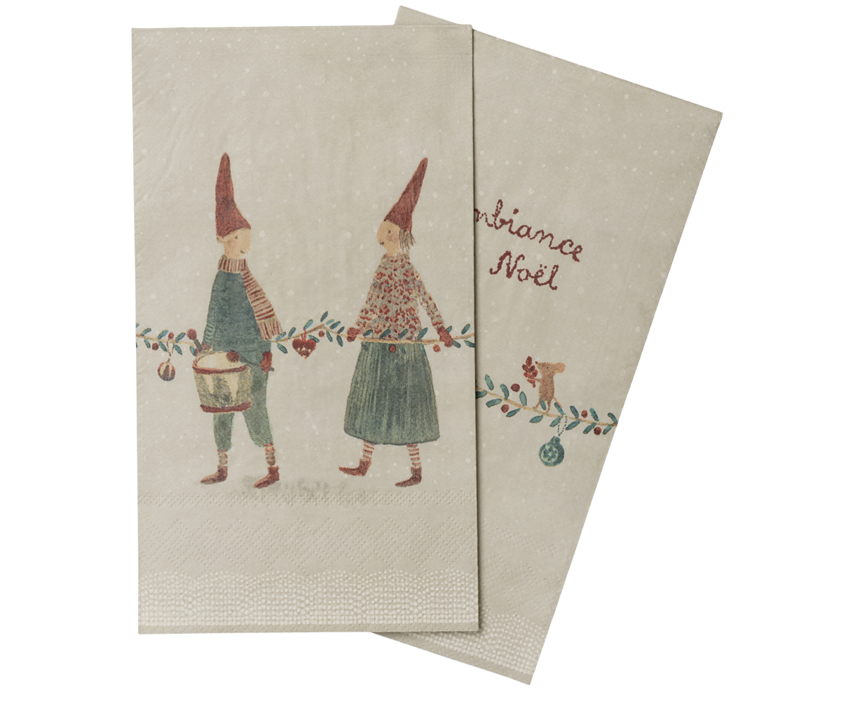 Maileg Napkin, Large - Pixie Parade (20 pcs)