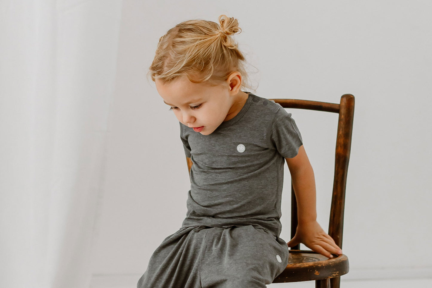 Basics Short Sleeve T-Shirt (Bamboo Cotton) - Charcoal