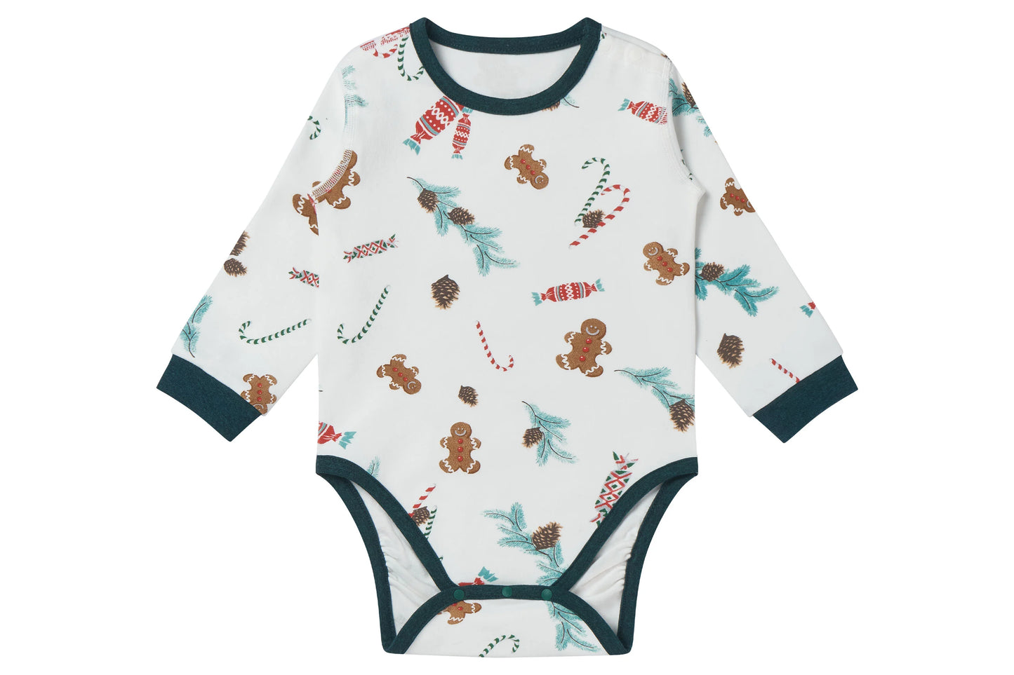 Long Sleeve Onesie (Organic Cotton) - Christmas Day!