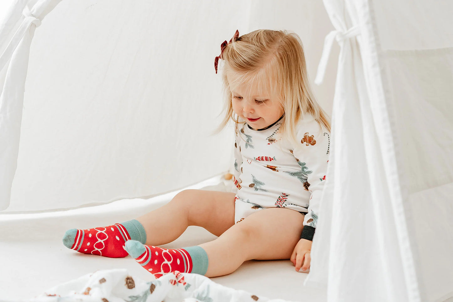 Long Sleeve Onesie (Organic Cotton) - Christmas Day!