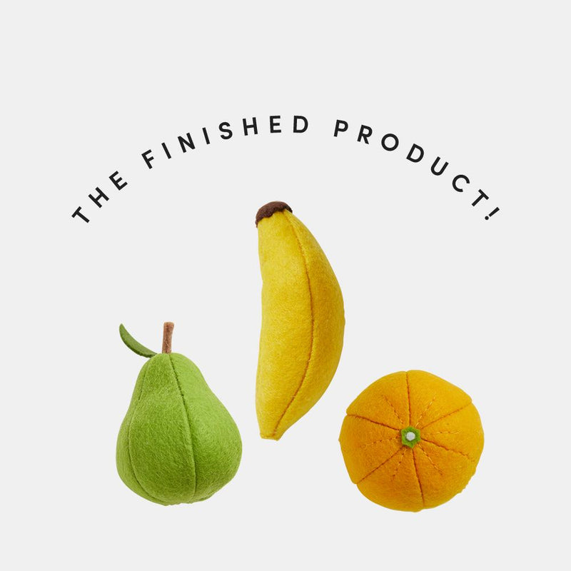 Make Your Own Felt Fruit Kit