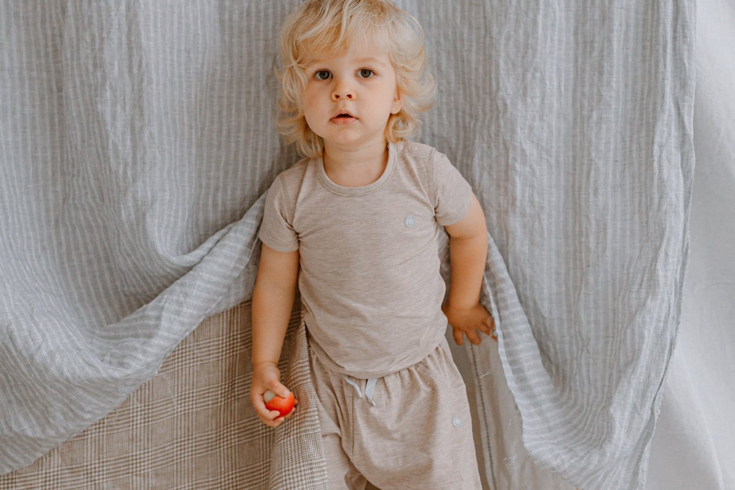 Basics Short Sleeve T-Shirt (Bamboo Cotton) - Warm Taupe