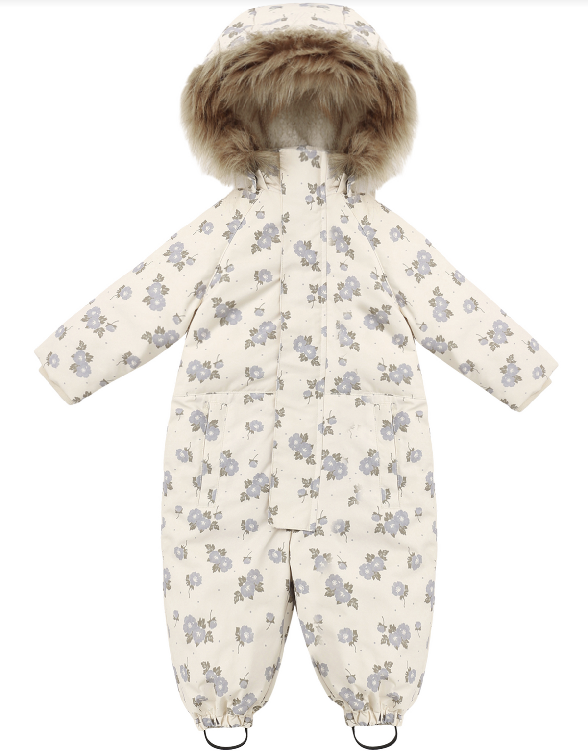 Rylee+Cru Ski Snowsuit Blue Floral
