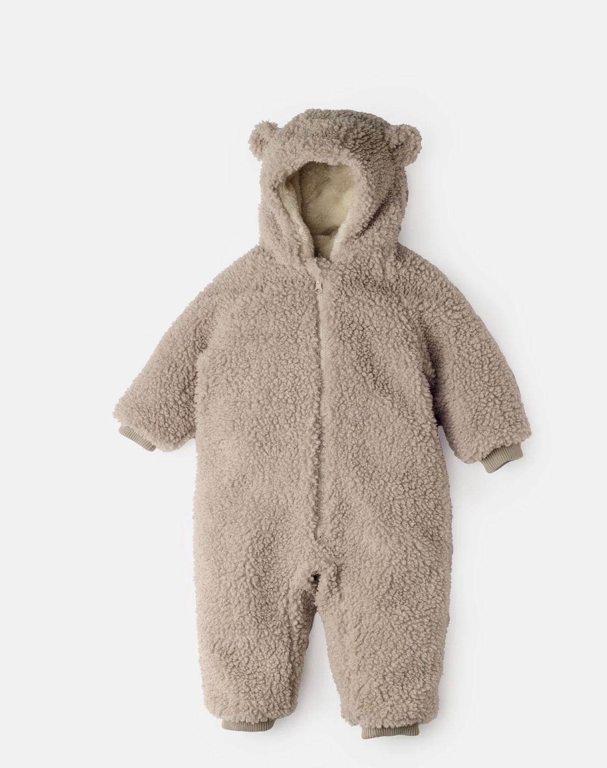 Toddler Teddy Jumpsuit - Oatmeal