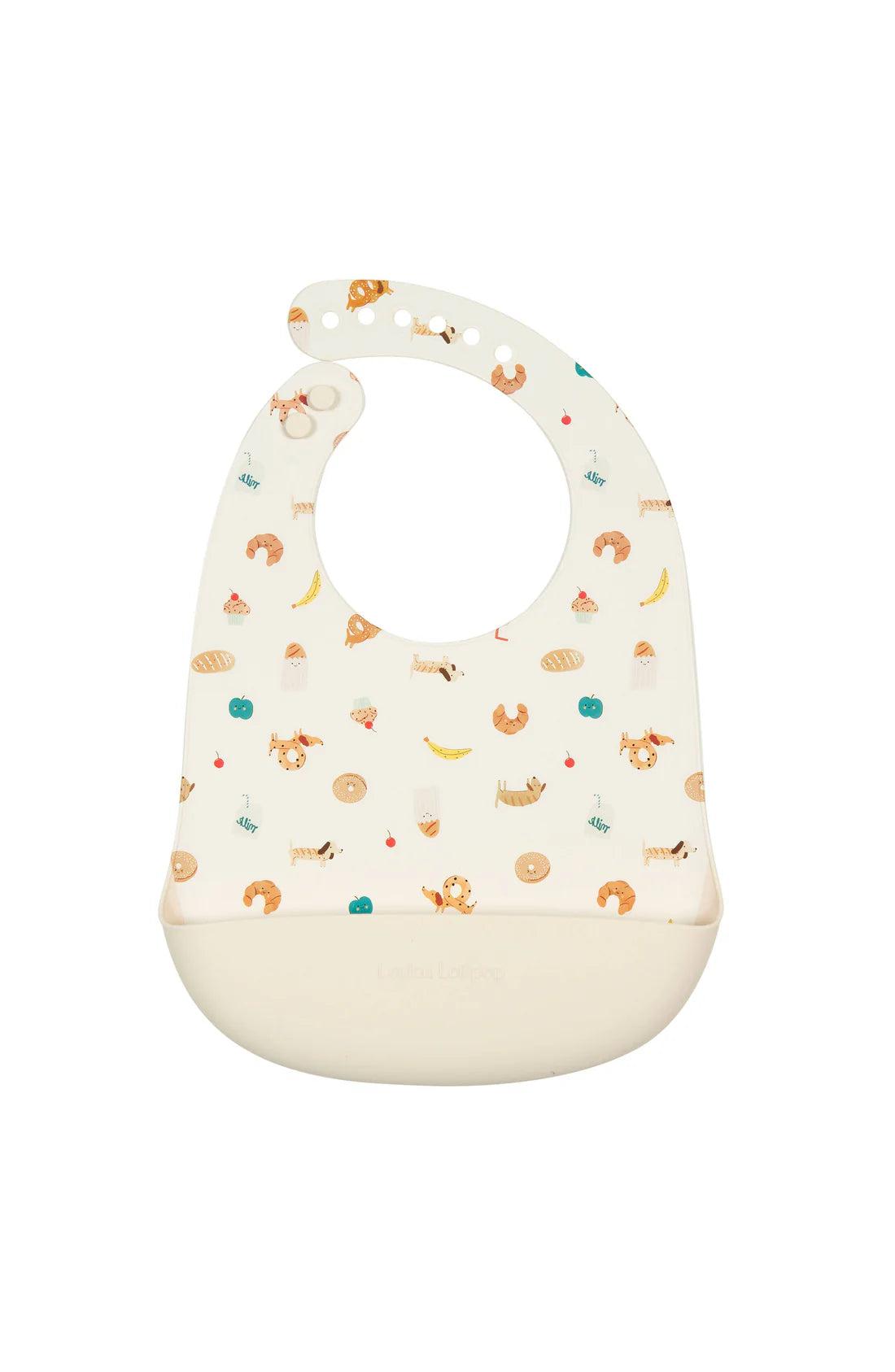 Loulou Lollipop Silicone Bib Printed