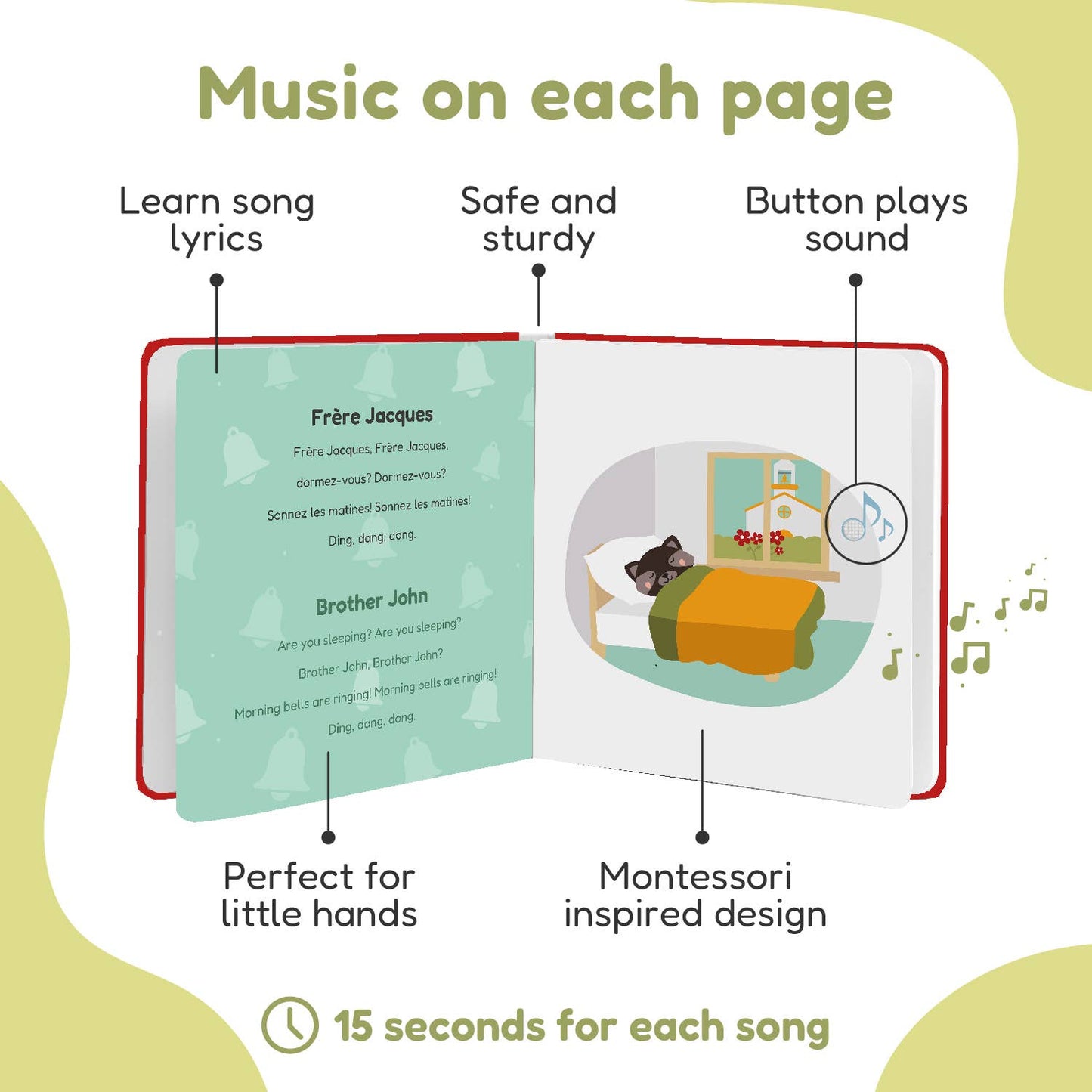 Cali's Book French Nursery Rhymes Book-Bilingual Sound Books