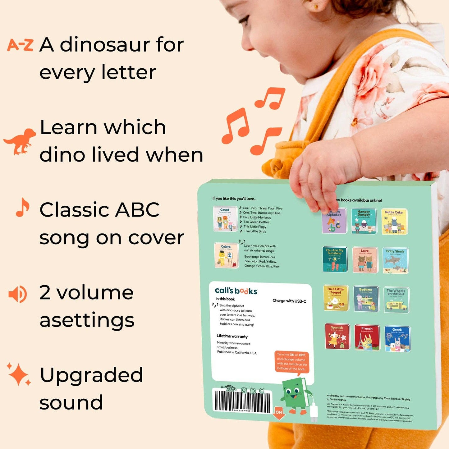 Cali's Books Dinosaur Alphabet